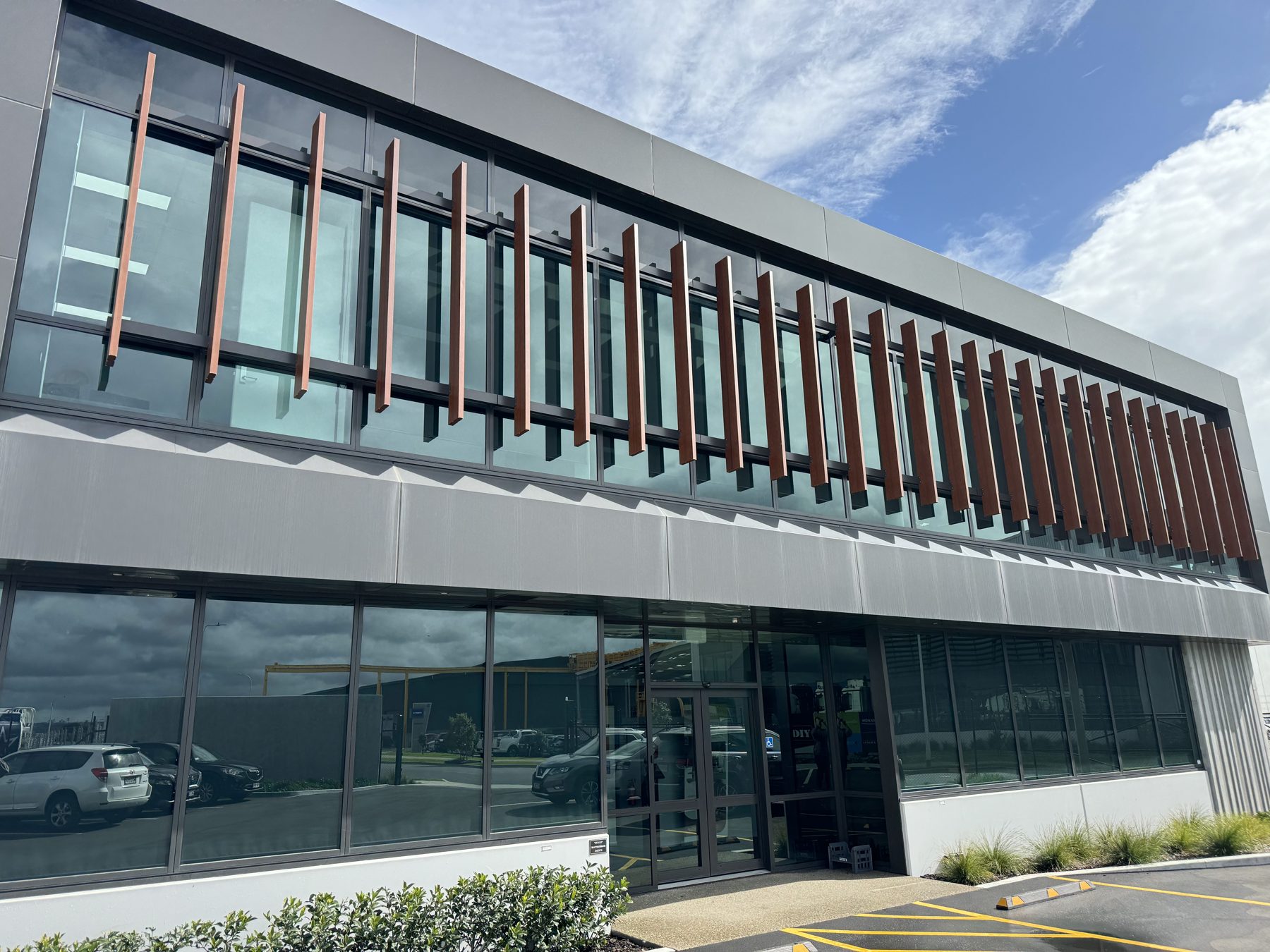 Commercial building glass in Auckland